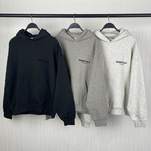 Venta Directa de Fábrica: <span class=keywords><strong>Sudadera</strong></span> con Capucha Ba Ji 22SS <span class=keywords><strong>FOG</strong></span> Flocked Sólida para Otoño - Marca Transfronteriza de Moda, la Más Vendida, de Algodón - Product Image 1