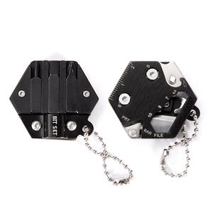 Taşınabilir endüstriyel sınıf paslanmaz çelik çok fonksiyonlu katlanır maket bıçağı Mini Hex sikke bıçak Combat savaş bıçağı - Product Image 6