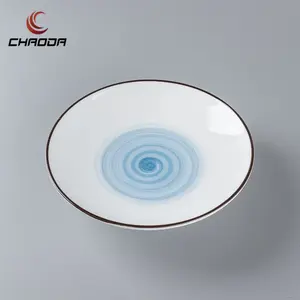 Hot Selling European Style Ceramics Charge Plate Under Glazed Ceramic Dinnerware Plate For dessert and Fruit