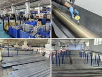 Rouleau de guidage en aluminium à largeur étendue BT046 |   Rouleau de guidage de film industriel sur mesure OEM