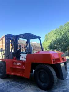 Heli 10 Ton <b>Forklift</b> diesel Internal Combustion <b>Forklift</b> Sales <b>Attachments</b> Price Meters Fork Positioner Joystick - Product Image 5