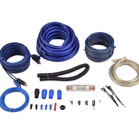 Kits de câblage d'amplificateur de voiture personnalisés OFC/CCA 0/2/4/8 Gauge 8 AWG, kits de câblage coaxial torsadé en PVC pour l'installation