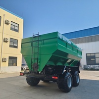 Compatible avec toutes les grandes marques de tracteurs |   Pompe polyvalente pour remorque à grain tractée par tracteur, système de distribution d'engrais sec, boîte de vitesses haute performance