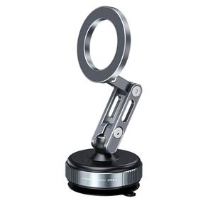 Support de téléphone X323 Boneruy X53 à ventouse rotative à 360° en alliage d'aluminium à adsorption magnétique pour salle de sport, voiture, mur, verre - Product Image 2