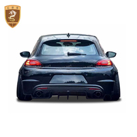 Kit carrosserie large pour Volkswagen Scirocco R en fibre de carbone FRP