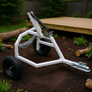 Arco de arrastre para troncos DB con capacidad de 1000 lb, neumático de 16.5 pulgadas para paisajismo y terrazas - Product Image 2