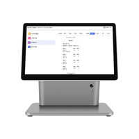 Meirun/OEM Pantalla LCD de 15,6 pulgadas 1920*1080 Pantalla de cliente de 10,1 pulgadas 2 + 16GB Android 11 POS Máquina RK3566 2,0 GHz Térmica