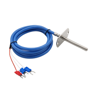 Capteur de température étanche à thermistance PTC haute sensibilité 600 mm, précision 1°C, certifié ISO9001 pour laboratoire
