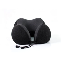 Oreiller cervical de voyage avec masque pour les yeux 3D et bouchons d'oreilles pour avion