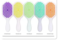 Brosse à Cheveux Magique Noire Personnalisée, Meilleure Vente, avec Manche Carré en Plastique, Palettes pour Extensions de Cheveux et Fonction d'Aération de Salon