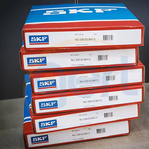 SKF Jaula de latón original genuina NU205 ECM NU205EM Rodamiento de rodillos cilíndricos Tamaño 25*52*15mm - Product Image 5