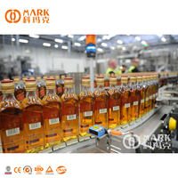 Ligne de production automatique de remplissage de bouteilles en verre d'alcool