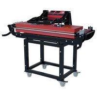 Nouvelle Presse à Chaud Manuelle Industrielle 25x100cm pour Lanières, Machine de Transfert par Sublimation à Double Chauffage Latéral, Outil de Sublimation en Gros