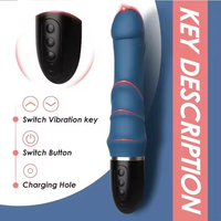 Vibromasseurs féminins à recharge USB pour femmes Gode en silicone souple à vibration à 10 fréquences Stimulateur de clitoris pour point G Baguette de massage