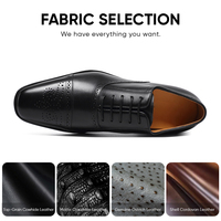 Scarpe Eleganti con Rialzo Interno 7cm in Vera Pelle di Alta Qualità, Personalizzabili con Logo, per Uomo - Vendita all'Ingrosso Diretta dalla Fabbrica