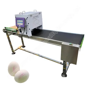 Impresora de inyección de tinta industrial de huevos manual térmica de fecha para huevos