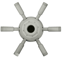 Aérateur à jet submersible résistant à la corrosion en acier inoxydable/PP/plastique technique, garantie 1 an, éjecteur air-eau