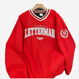 เสื้อสเวตเชิ้ตปักลายสไตล์สปอร์ตแนวสตรีทลำลอง ยูนิเซ็กส์ ฮิปฮอป ทรงหลวม คอกลม แขนยาว ระบายอากาศได้ดี แห้งเร็ว - Product Image 2