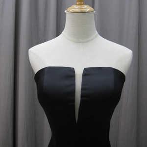 Robes de soirée vintage en soie noire, robes de soirée longues sirène pour femmes Mz0033 - Product Image 2