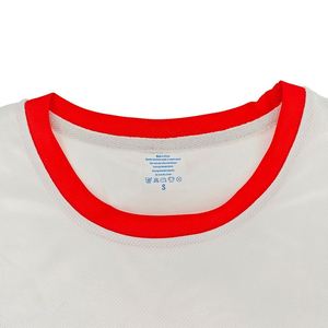 T-shirt promotionnel 100 % polyester à sublimation intégrale avec votre logo, col rond, séchage rapide, pour campagne électorale - Product Image 3