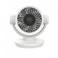 Ventilateur de circulation d'air pour toute la pièce, ventilateur de bureau silencieux, écran tactile, télécommande, affichage numérique, ventilateur de circulation de bureau
