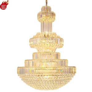 Nội thất khách sạn mặt dây đèn hiện đại sang trọng CE hiện đại sang trọng lớn đèn chùm ánh sáng mặt dây chuyền cho trang trí trong nhà - Product Image 2