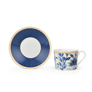 เครื่องใช้บนโต๊ะอาหารขอบทองชุดรับประทานอาหารลายกระดูกสีฟ้าชุดเครื่องใช้ในบ้านเครื่องใช้ในร้านอาหารจานเซรามิกชุดรับประทานอาหารพอร์ซเลน - Product Image 6