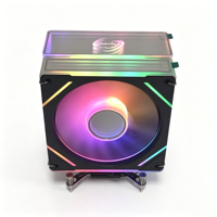 6HB-12B-9YLDG2 New CPU Air Cooler 6 Heat Pipes Tower Radiator 120MM Gamer ITX PC CPU Cooler for LGA1851 1700 1200 1366 AM5 AM4