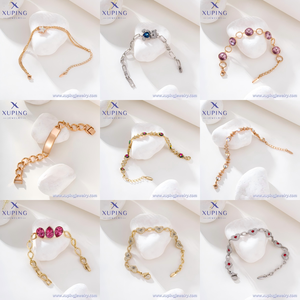 250721 XUPING Jewelry Collezione di Bracciali Multi Stile Placcati in Oro 14K 18K e Platino con Pietre Preziose per Ordini all'Ingrosso di Gioielli di Moda - Product Image 2