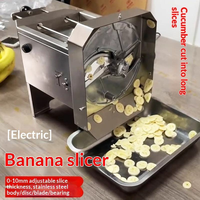 Trancheuse électrique multifonctionnelle pour fruits et légumes, usage domestique, moteur 100-240V, machine à faire des chips de banane et de plantain