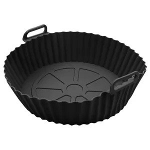 Vente à Chaud Doublure de Friteuse à Air Carrée en Silicone + Ensembles de Doublure de Friteuse à Air de Forme Ronde