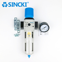 SINCKI Nueva Unidad de Tratamiento de Aire de la Serie OFR LFR, Filtro Regulador de Aire Comprimido Neumático MINI MIDI