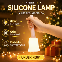 Lampe LED pour enfants, bébé, silicone, mignonne, USB, mini, portable, rechargeable, petite lampe de nuit pour enfants, cadeau pour enfants, lampe de nuit moelleuse