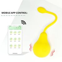 Groothandel Mini Peervormige Fruitvibrators Draagbare Afstandsbediening Seks Speelgoed Ei Springend met Mobiele Telefoon App Besturing sekswinkel