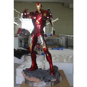 Personnalisée Mk7 statue Ironman grandeur nature marvel figurine super-héros iron man the Avengers personnage pour la décoration