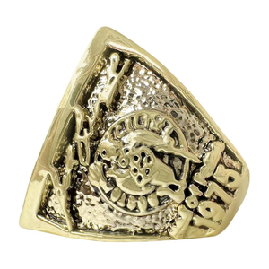 Gran Oferta: Clásico y Nostálgico Anillo Conmemorativo <span class=keywords><strong>de</strong></span> Boda <span class=keywords><strong>de</strong></span> Aleación Dorada <span class=keywords><strong>de</strong></span> Bill Russell, Estrella del Baloncesto del Hall Fame (1956-1969), Tendencia Europa América - Product Image 5