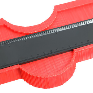 Dr. Giant Contour Gauge 10 Inch And 5 Inch Red ABS Plastic For Woodworking Stone Automotive Measurement Tool - Product Image 2