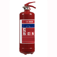 Extincteur à poudre chimique sèche ABC de 6 kg, cylindre vide avec vannes, prix d'usine, vente chaude