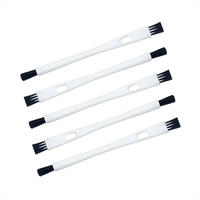 Brosse de nettoyage de cuisine moderne 2-en-1 de 175 mm, double extrémité, multifonctionnelle, 9 couleurs, manche en PP, gadget pour la maison