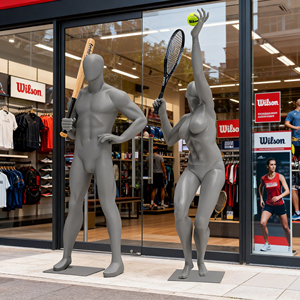 Maniquí de Fibra de Vidrio con Base Metálica <span class=keywords><strong>para</strong></span> Exhibición de <span class=keywords><strong>Ropa</strong></span> <span class=keywords><strong>Deportiva</strong></span>, Ideal <span class=keywords><strong>para</strong></span> Jugadores de Tenis Hombres y Mujeres, Guangzhou Healthy - Product Image 1