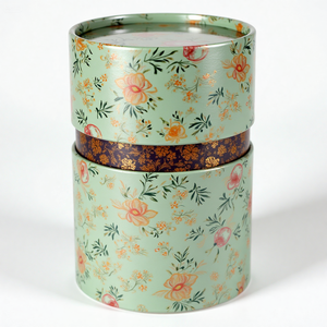 กล่องของขวัญบรรจุภัณฑ์ทรงกระบอกกระดาษทรงกลมหรูหรากล่องของขวัญบรรจุภัณฑ์กระดาษแข็งติดโลโก้ตามสั่ง - Product Image 2