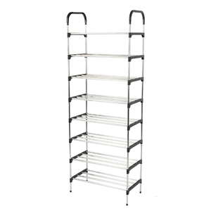 Portable <strong>Shoe</strong> Rack Organizer Cabinet <strong>Storage</strong> 8 Tier <strong>Shoe</strong> Rack <strong>Vertical</strong> <strong>Shoes</strong> Shelf Rack With Cover - Product Image 1