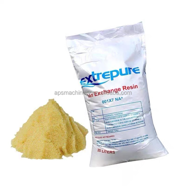 001*7 Resin for water treatment Water softener ion exchange resin Water hardness removal