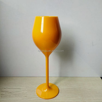 Gobelet personnalisé avec logo, incassable, réutilisable, sans BPA, incassable, pour flûtes à champagne, verre à vin en plastique