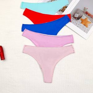 Strings Confortables Sport Yoga T-Back Taille Basse Élastiqués Sexy pour Femmes Sous-vêtements Féminins - Product Image 2