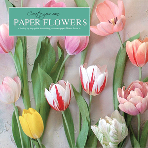 Custom Kids DIY <strong>Paper</strong> Flower <strong>Making</strong> <strong>Kit</strong> Make Your Own <strong>Paper</strong> Flower Toys Set Creative Children Arts and Crafts - Product Image 2