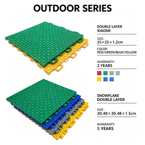 GQK <b>PVC</b> Multi-Sport Court Mat-Interlocking <b>Tiles</b> Eco-Friendly Anti-Bacterial Shock Absorption Anti-Slip Portable Sports Flooring - Product Image 2