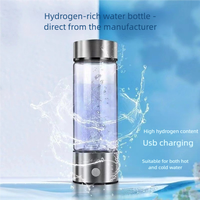 Generator Air Hidrogen Portabel Berkualitas Tinggi, Dapat Diisi Ulang via USB, Senyap, Kaya Hidrogen, Botol Air Hidrogen, Mesin Inhalasi