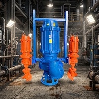 Pompe à boue submersible haute teneur en chrome avec mélangeur intégré, haute pression, pour résidus de mine profonde et charbon longue distance, 4HP, 2 pouces, eau propre