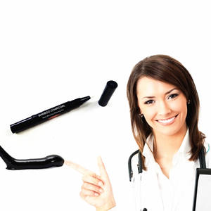 Rouleau de blanchiment des dents en bambou charbon de bois, stylo gel pour les dents, équipement médical, 1 pièce - Product Image 1